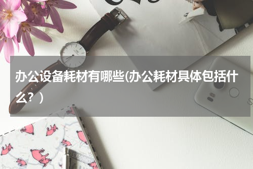 办公设备耗材有哪些(办公耗材具体包括什么？)