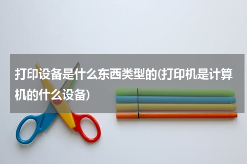 打印设备是什么东西类型的(打印机是计算机的什么设备)