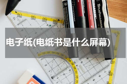 电子纸(电纸书是什么屏幕)