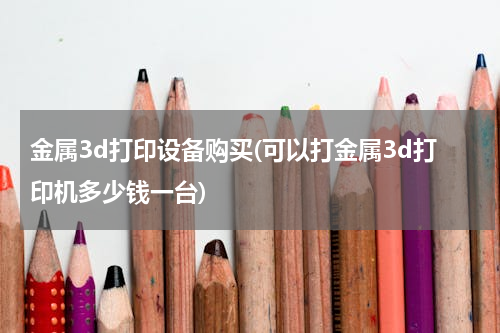 金属3d打印设备购买(可以打金属3d打印机多少钱一台)